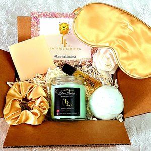 Bath and Body Gift Set with Silk Mask